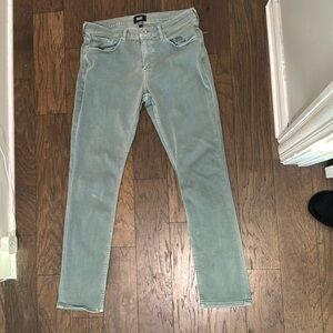 PAIGE - Blue/Green Jean - Slim Fit - Size 34